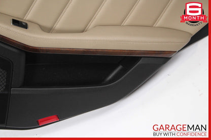 10-13 Mercedes W212 E350 E300 Rear Right Interior Door Panel Trim Assembly Beige
