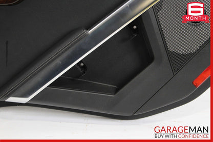 10-15 Mercedes X204 GLK250 Rear Left Side Interior Door Trim Cover Panel Black