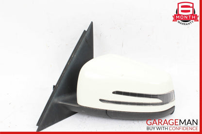 10-12 Mercedes X204 GLK350 Front Left Driver Side Mirror Rear View Door White
