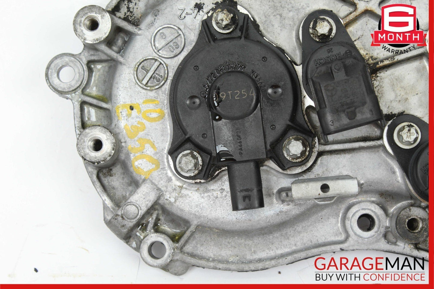 05-13 Mercedes W212 E350 Front Left Side Engine Timing Chain Cover Plate OEM