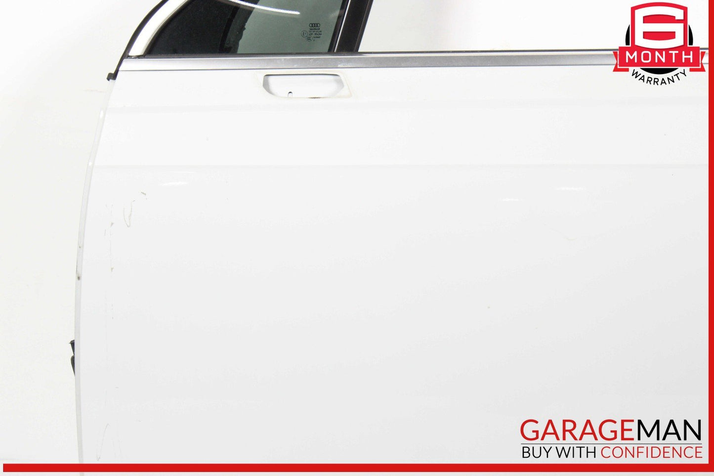 17-19 Audi Q7 Front Left Driver Side Door Shell White OEM
