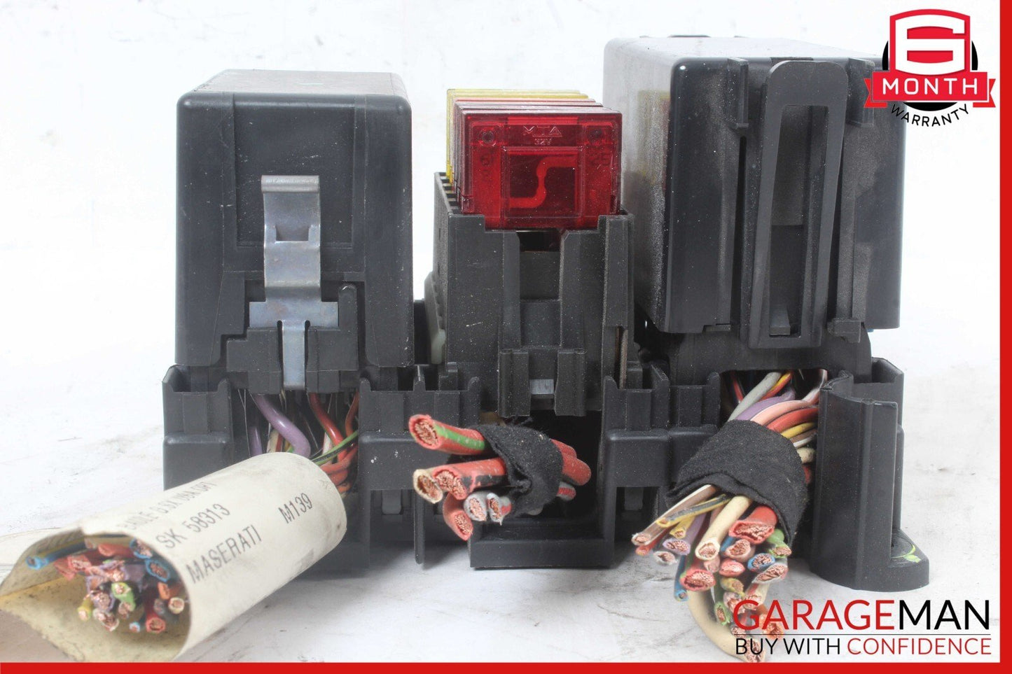 04-08 Maserati Quattroporte M139 Rear Trunk Lid Fuse Relay Junction Box OEM