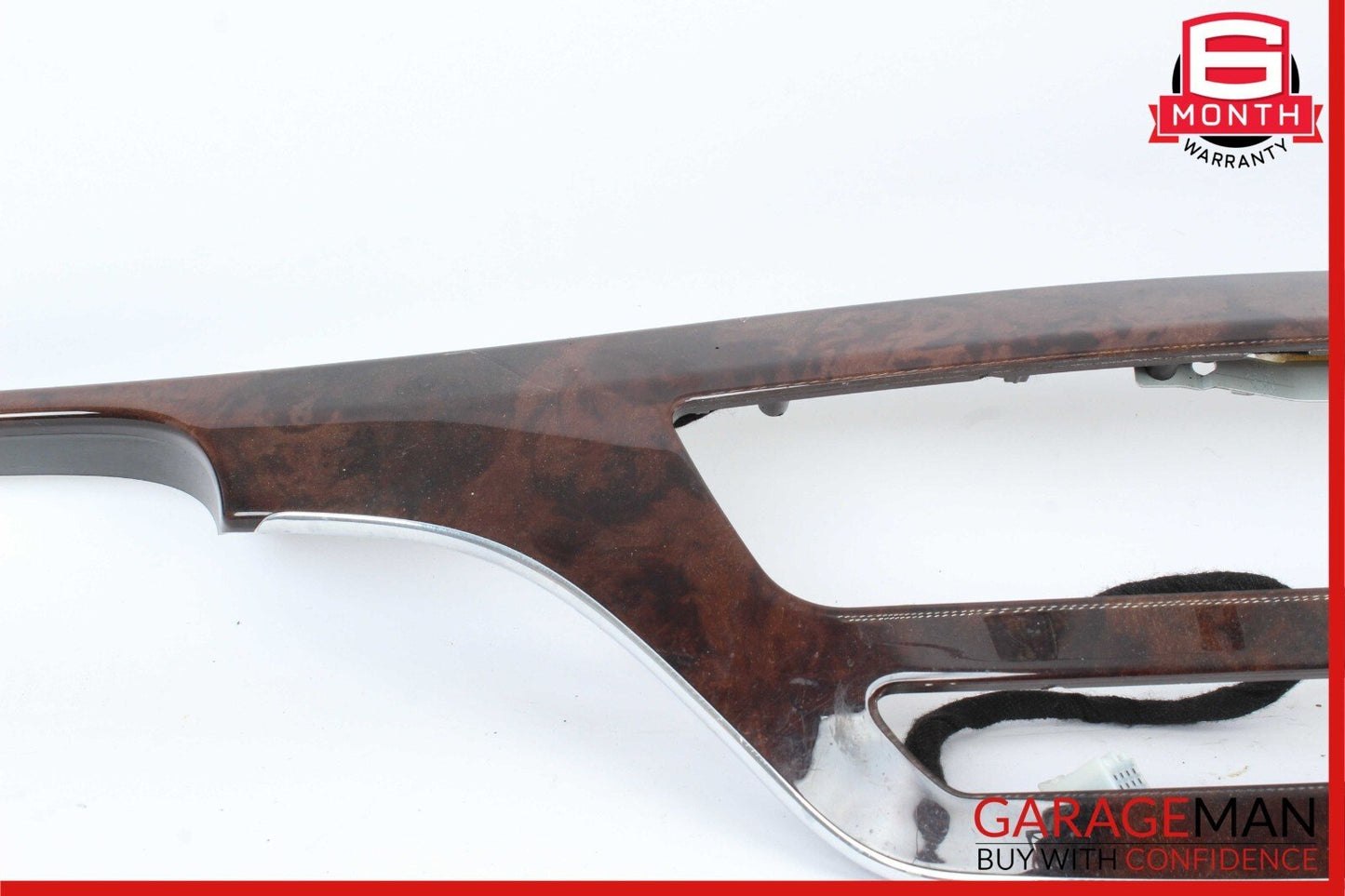 07-09 Mercedes W221 S450 S550 Front Dashboard Dash Trim Panel Cover Wood Bezel