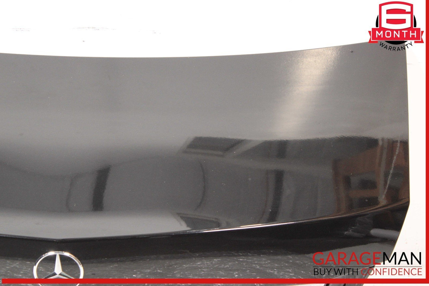 10-16 Mercedes W212 E350 E400 Sedan Rear Trunk Lid Deck Shell Panel Black OEM
