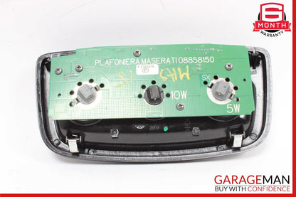 14-17 Maserati Ghibli Rear Overhead Dome Light Reading Lamp Module Black OEM