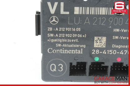 08-17 Mercedes W204 C250 Front Left Side Door Control Module 2129006318 OEM
