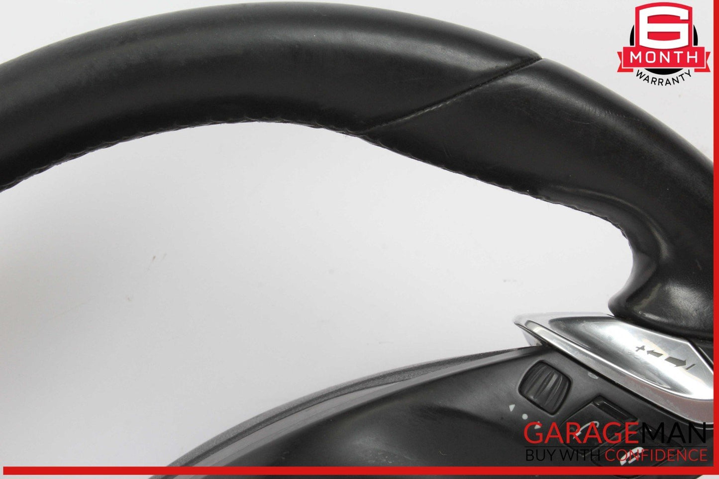 11-14 Porsche Cayenne 958 Steering Wheel w/ Paddle Shifters Black OEM