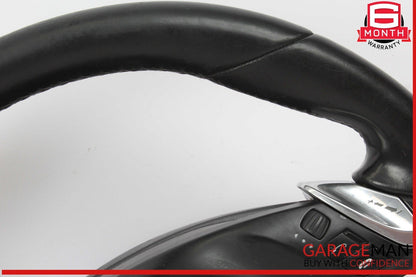 11-14 Porsche Cayenne 958 Steering Wheel w/ Paddle Shifters Black OEM