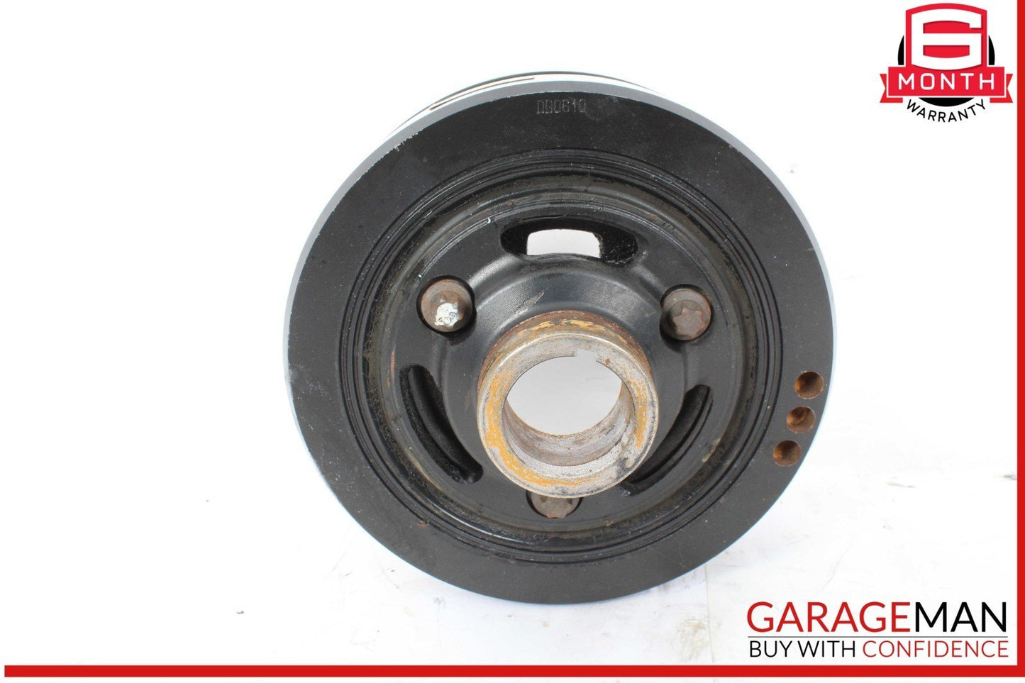 10-13 Mercedes W221 S400 Hybrid Engine Motor Crankshaft Pulley Vibration Damper