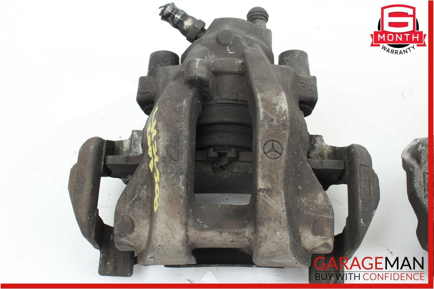03-06 Mercedes R230 SL500 Rear Left & Right Side Brembo Brake Calipers Set OEM