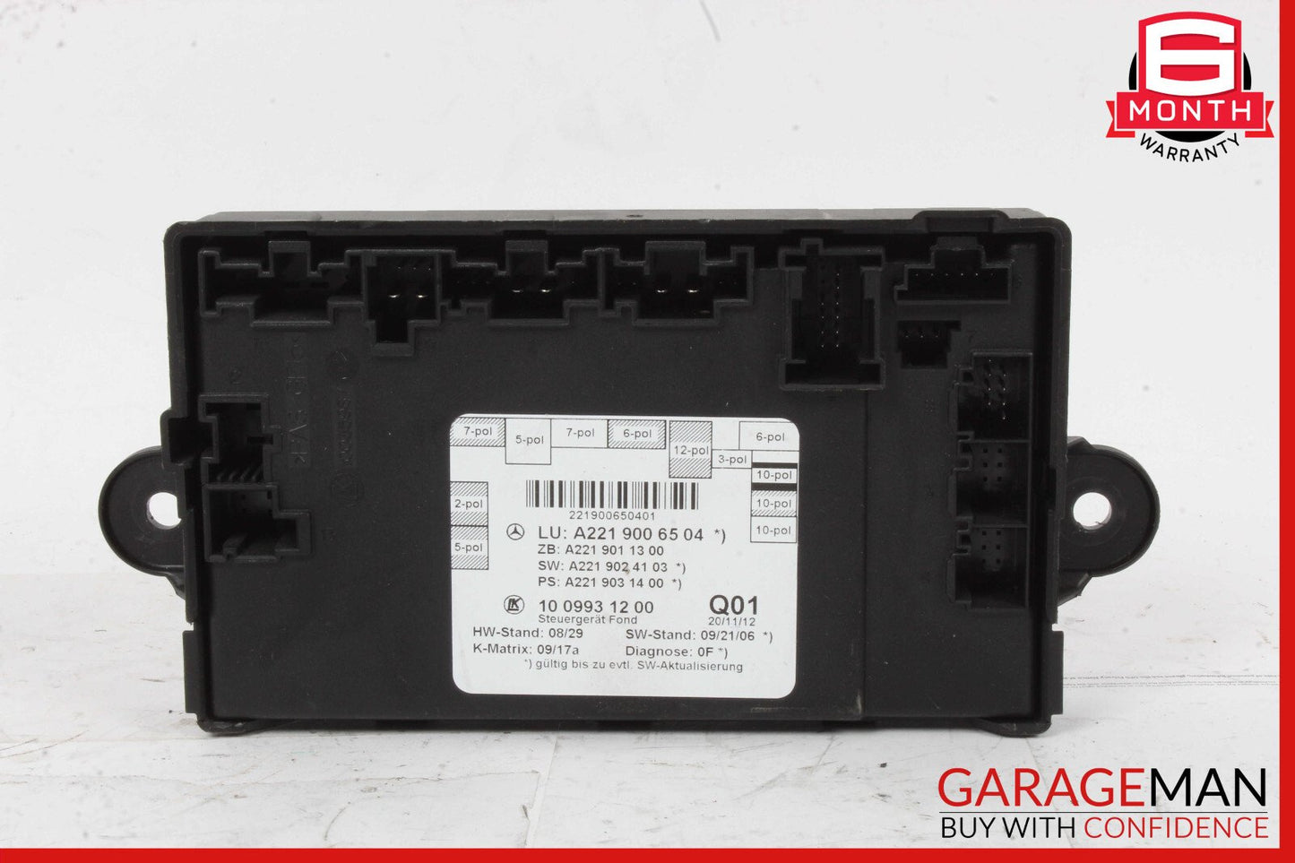 07-13 Mercedes W221 S550 S400 Rear Right or Left Side Door Control Module OEM