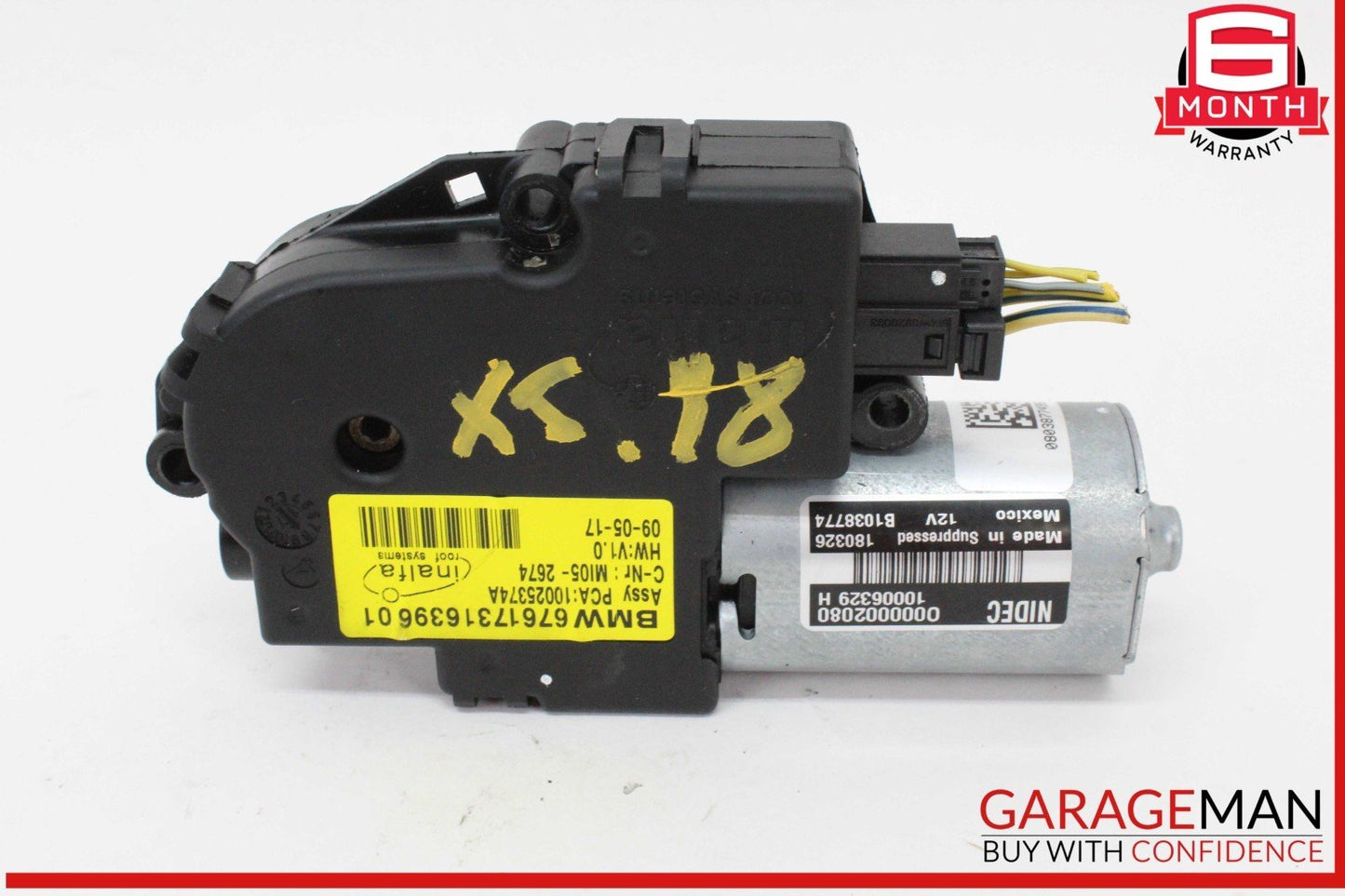 14-18 BMW X5 F15 X3 X4 X6 Sunroof Sun Roof Motor Drive Unit 7316396 OEM