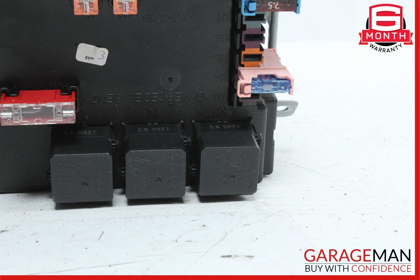10-14 Mercedes W221 S550 CL550 Rear Trunk Fuse Box Relay Control 2219006902 OEM