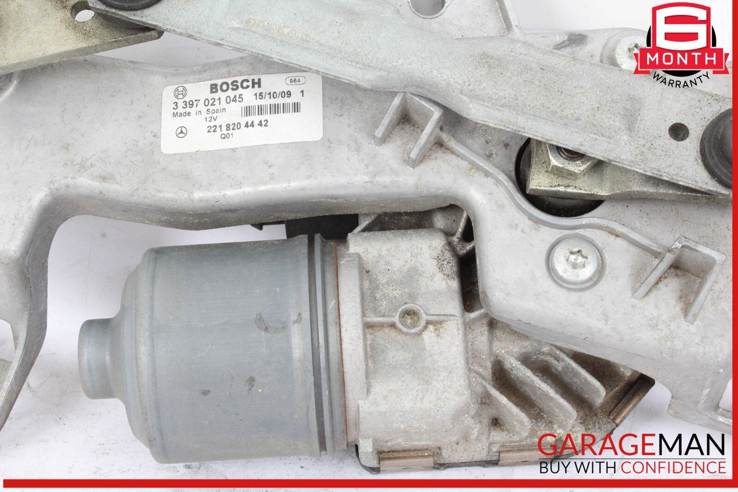 07-13 Mercedes W221 S400 Hybrid Windshield Wiper Motor Right OEM