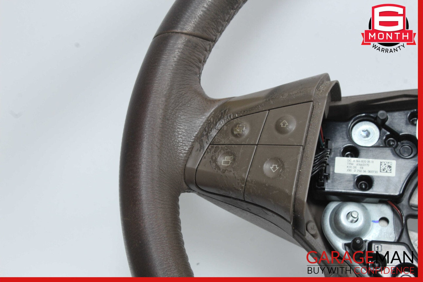 06-08 Mercedes X164 GL450 ML550 R500 GL320 Steering Wheel Brown 1644605103 OEM