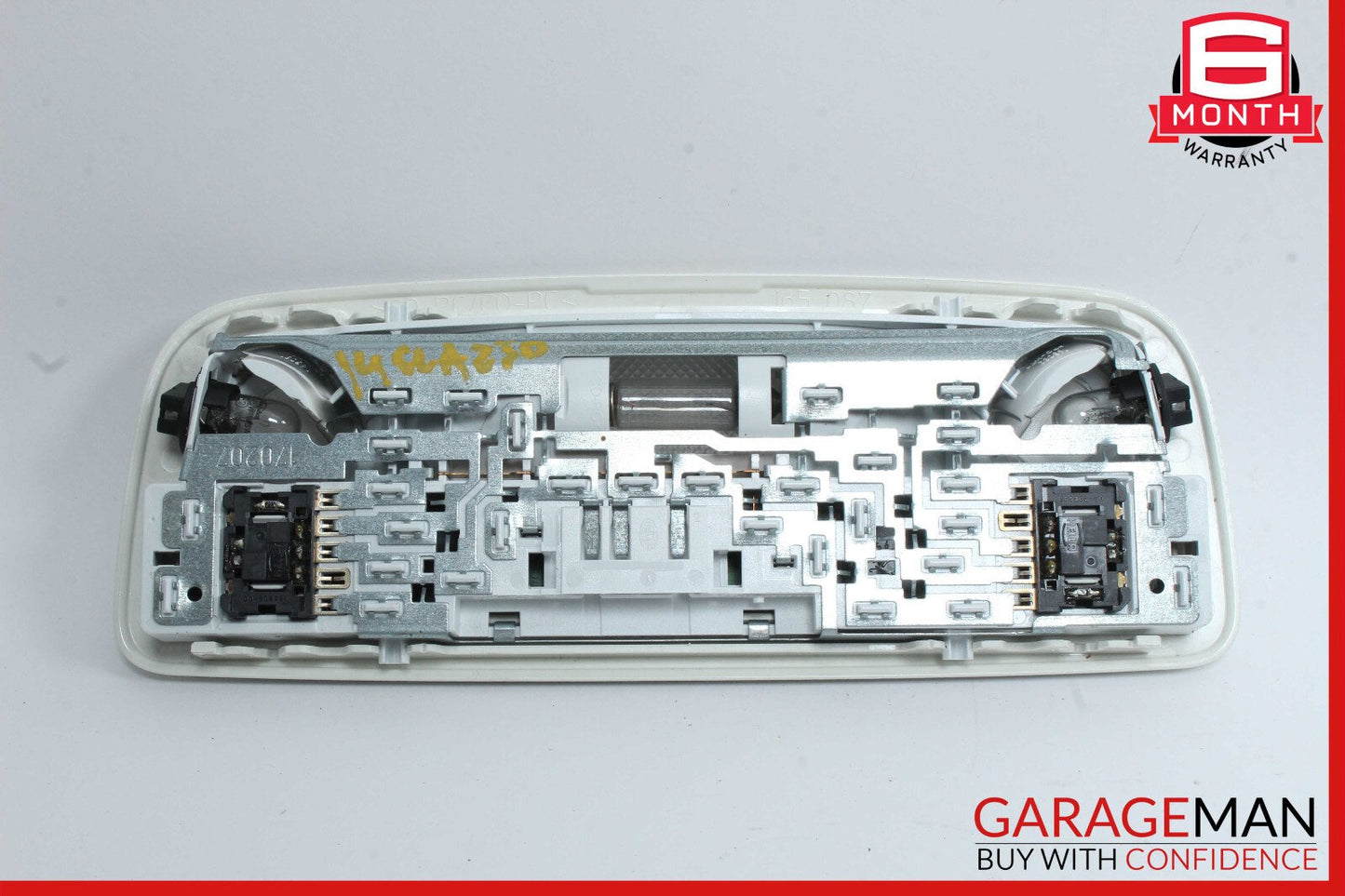 08-21 Mercedes W117 CLA250 C300 GLK350 Rear Overhead Dome Light Black OEM