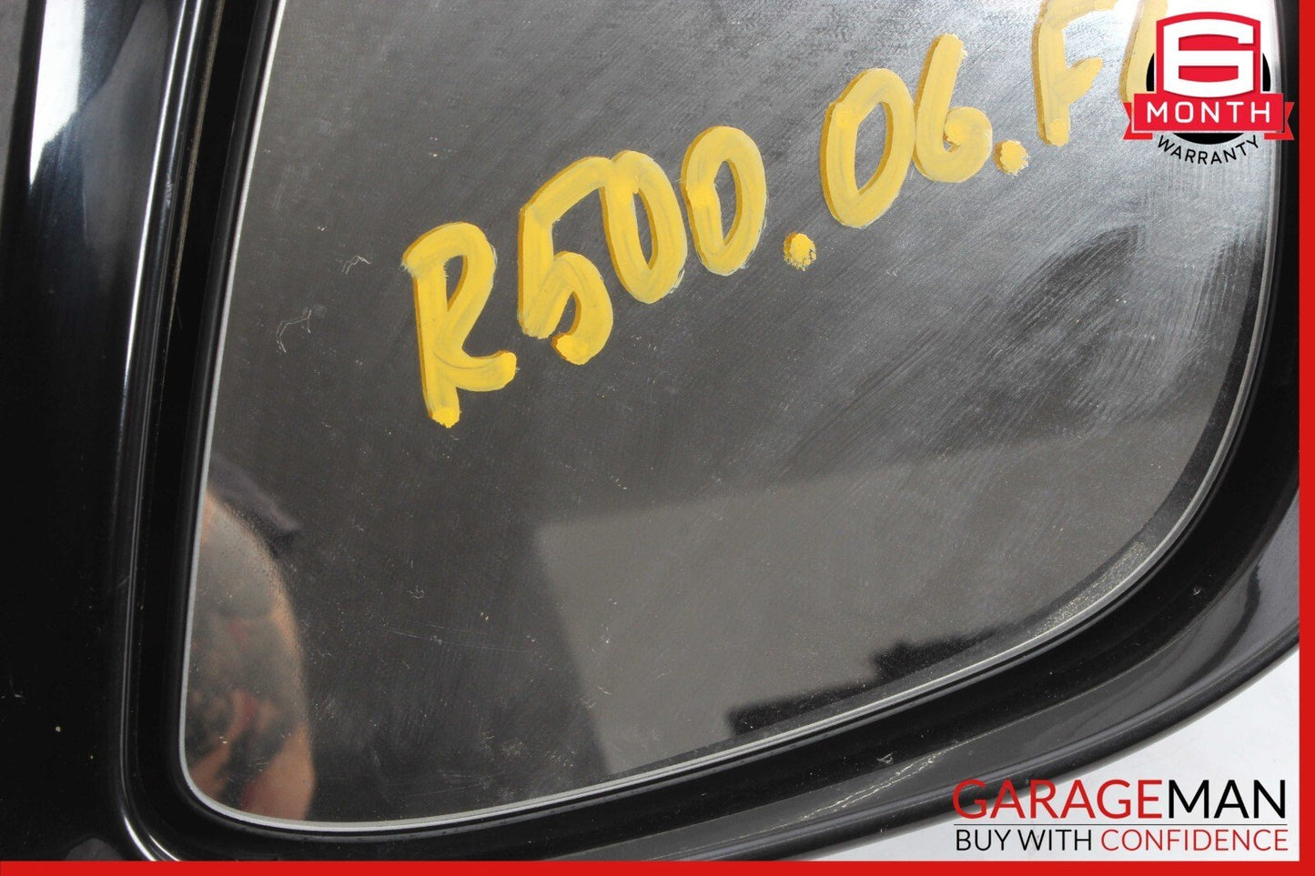 06-10 Mercedes W251 R350 R500 R550 Front Left Side Mirror Door Rear View Black