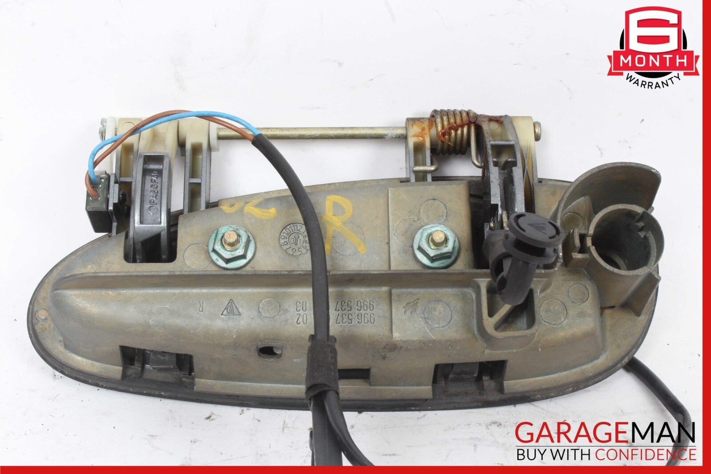 97-04 Porsche Boxster 986 Carrera 911 996 Front Right Door Handle Graphite Grey