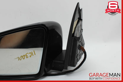 10-11 Mercedes W204 C300 C350 Front Left Side Mirror Door Rear View Black OEM