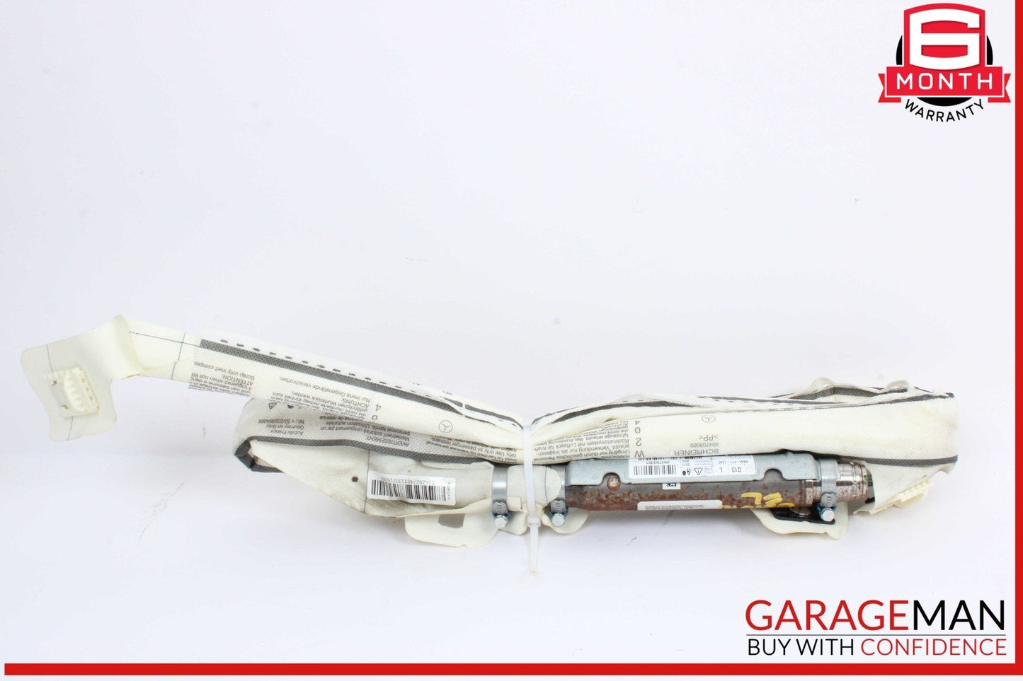 08-14 Mercedes W204 C250 C300 Left Driver Side Roof Curtain Airbag Air Bag OEM