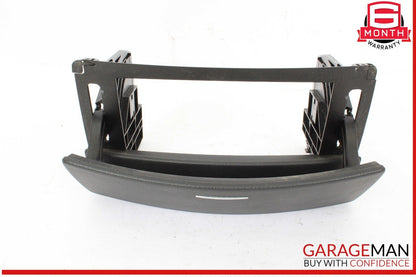 07-13 Mercedes W221 S550 Center Console CD Player Cover Trim Panel Black OEM