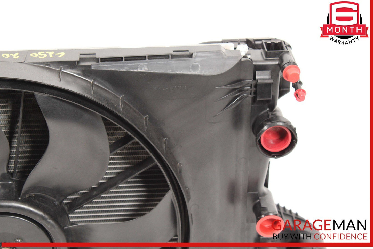 12-15 Mercedes W204 C250 Engine Motor Cooling Radiator A/C AC Condenser Assembly