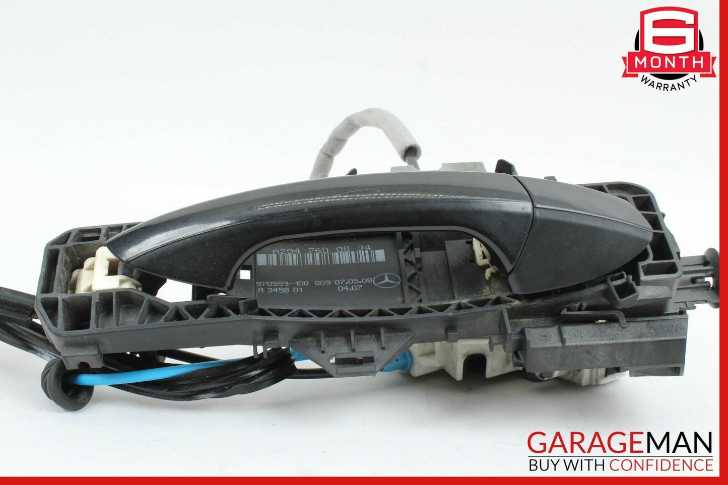08-11 Mercedes W204 C350 Rear Right Door Lock Latch Actuator w/ Handle OEM