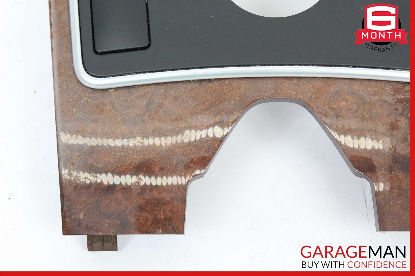 10-13 Mercedes W212 E350 E400 E550 Center Console Switch Trim Cover Bezel Wood