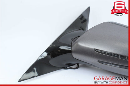 09-11 Mercedes R171 SLK350 Front Left Driver Side Mirror Door Rear View Black