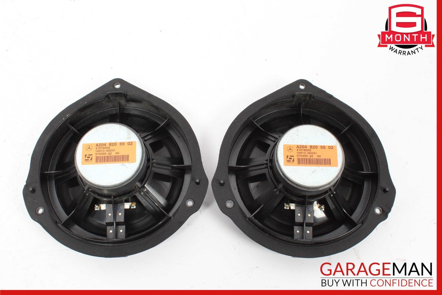 08-18 Mercedes W218 CLS500 C250 Front Door Audio Speaker Logic 7 Set of 2 Pc OEM