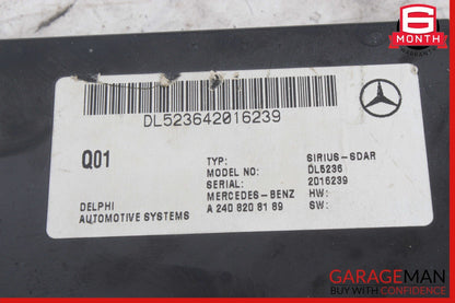 03-11 Mercedes R230 SL500 CLK350 Sirius Satellite Radio Receiver Module Unit OEM