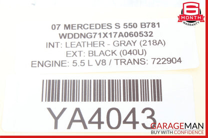 07-09 Mercedes W221 S550 S400 Rear Right or Left Side Door Control Module OEM