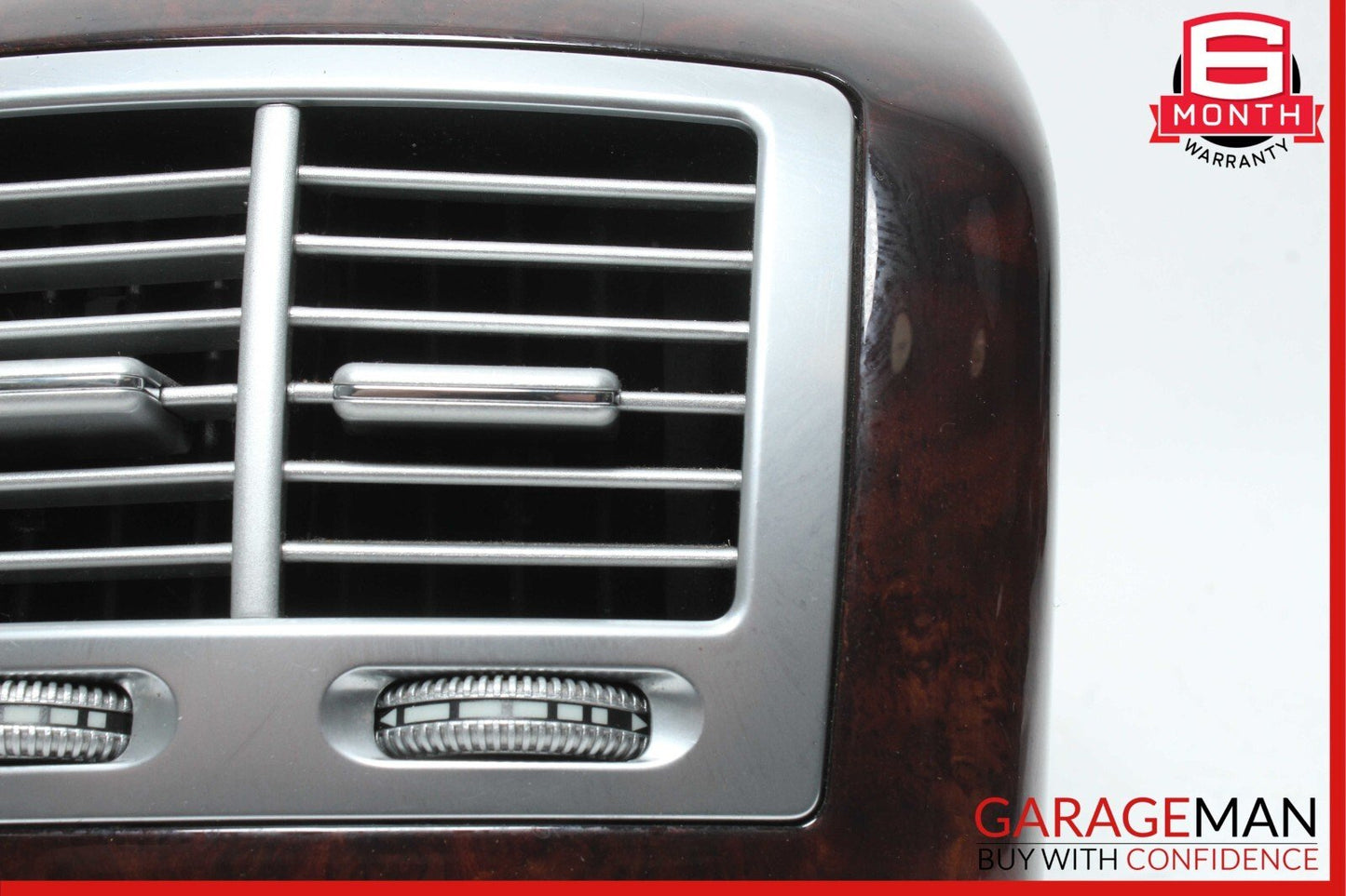 07-13 Mercedes W221 S550 S450 Center Console AC A/C Air Vent Trim Rear OEM