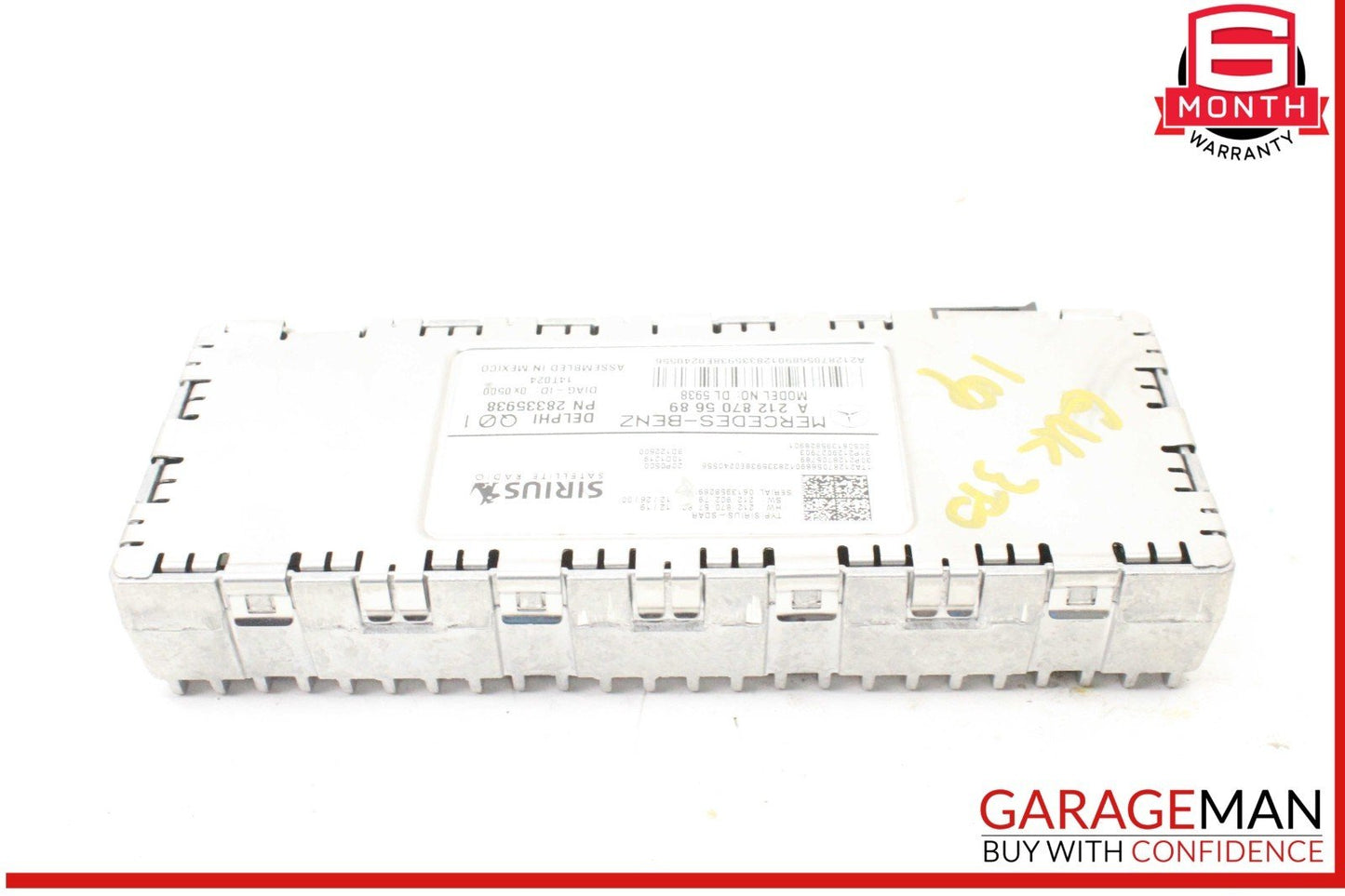 14-19 Mercedes X204 GLK350 4MATIC Sirius Satellite Radio Receiver 2128705689 OEM