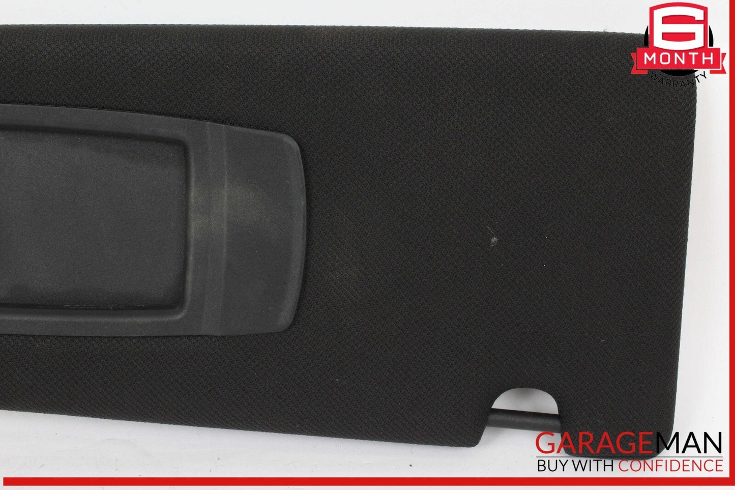 17-20 BMW 530E Front Right Passenger Side Sun Visor Sunvisor Black OEM