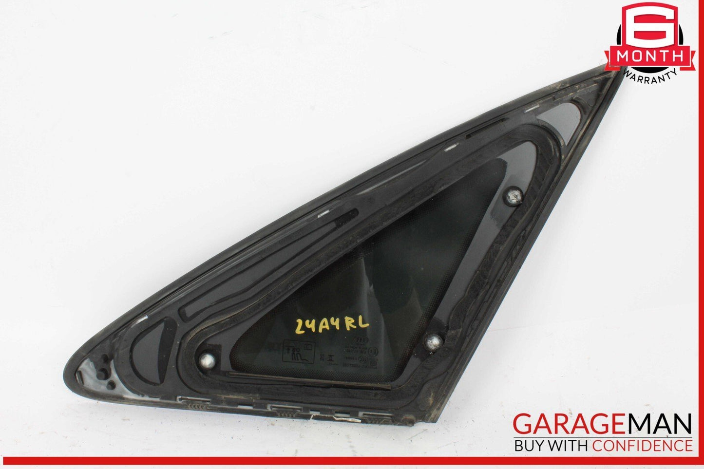 17-24 Audi A4 Rear Left Driver Side Quarter Window Glass OEM