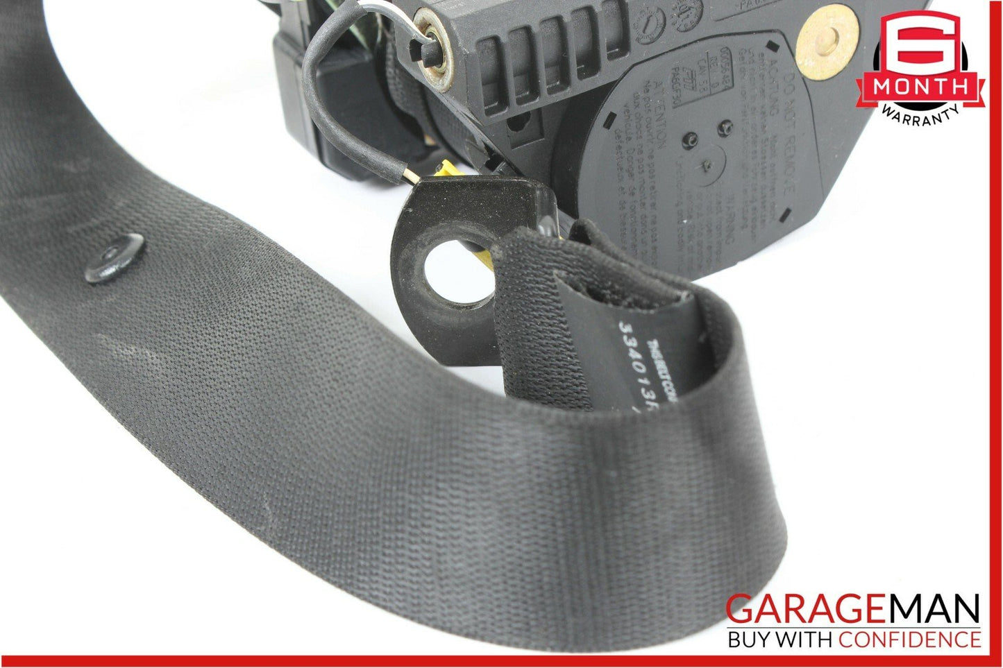 98-05 Mercedes W163 ML320 ML500 Rear Left Side Seat Belt Retractor Black OEM