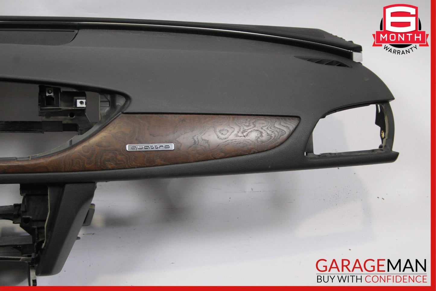 12-18 Audi A6 Front Dash Dashboard Instrument Panel Cover Trim Assembly Black
