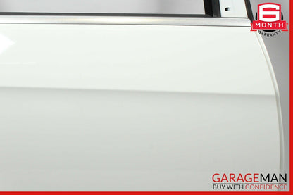 10-16 Mercedes W212 E500 Rear Right Passenger Side Exterior Door Shell White OEM
