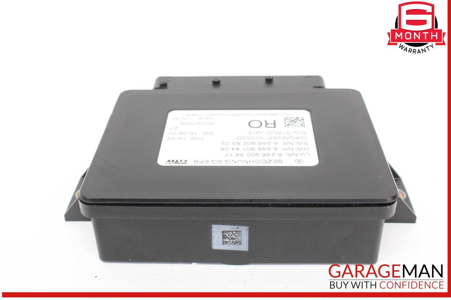 12-20 Mercedes R172 SLC300 SLK350 Hand Parking Brake Control Module Unit OEM