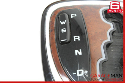 00-06 Mercedes W220 S600 S430 Gear Shifter Bezel Trim Indicator Wood OEM