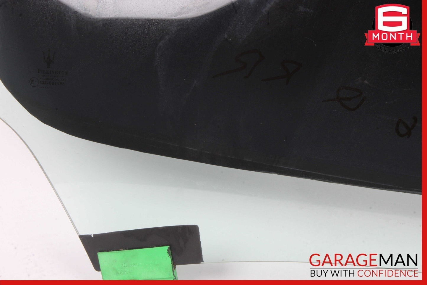 03-13 Maserati Quattroporte M139 Rear Right Passenger Side Door Window Glass OEM