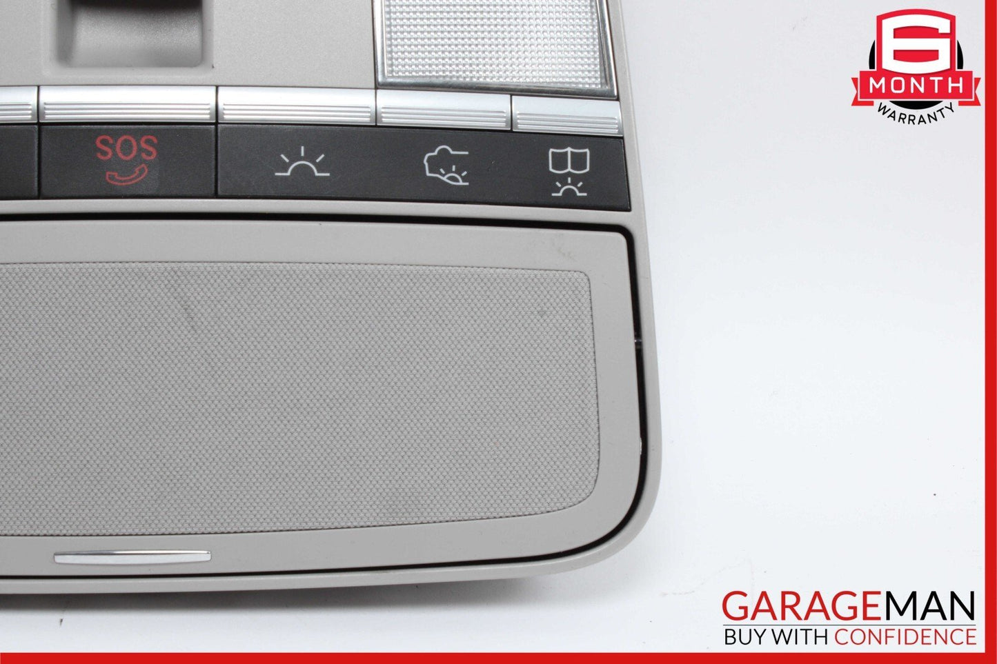 07-10 Mercedes W221 S550 CL550 Overhead Dome Light Sunroof Control Grey OEM