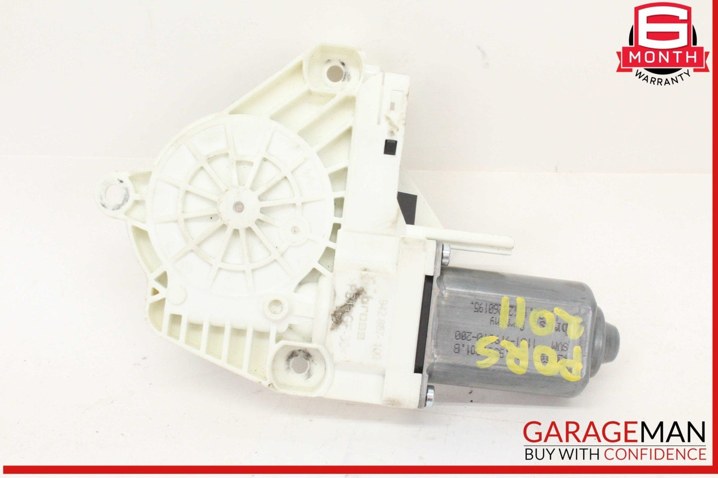 11-18 Porsche Cayenne 958 Front Left Driver Side Window Regulator Motor OEM