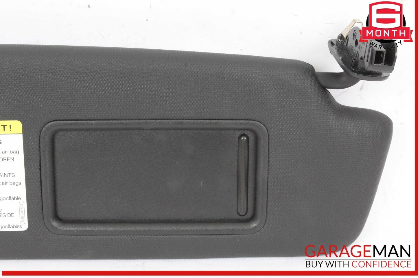13-18 Audi Q5 Q3 Front Right Passenger Side Sun Visor Sunvisor Black 8K0857552