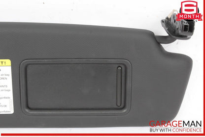 13-18 Audi Q5 Q3 Front Right Passenger Side Sun Visor Sunvisor Black 8K0857552