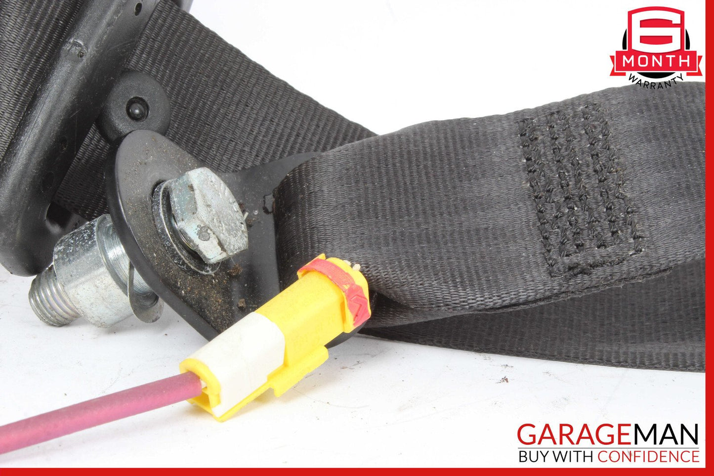 03-08 Maserati Quattroporte M139 Rear Left Side Seatbelt Seat Belt Retractor OEM