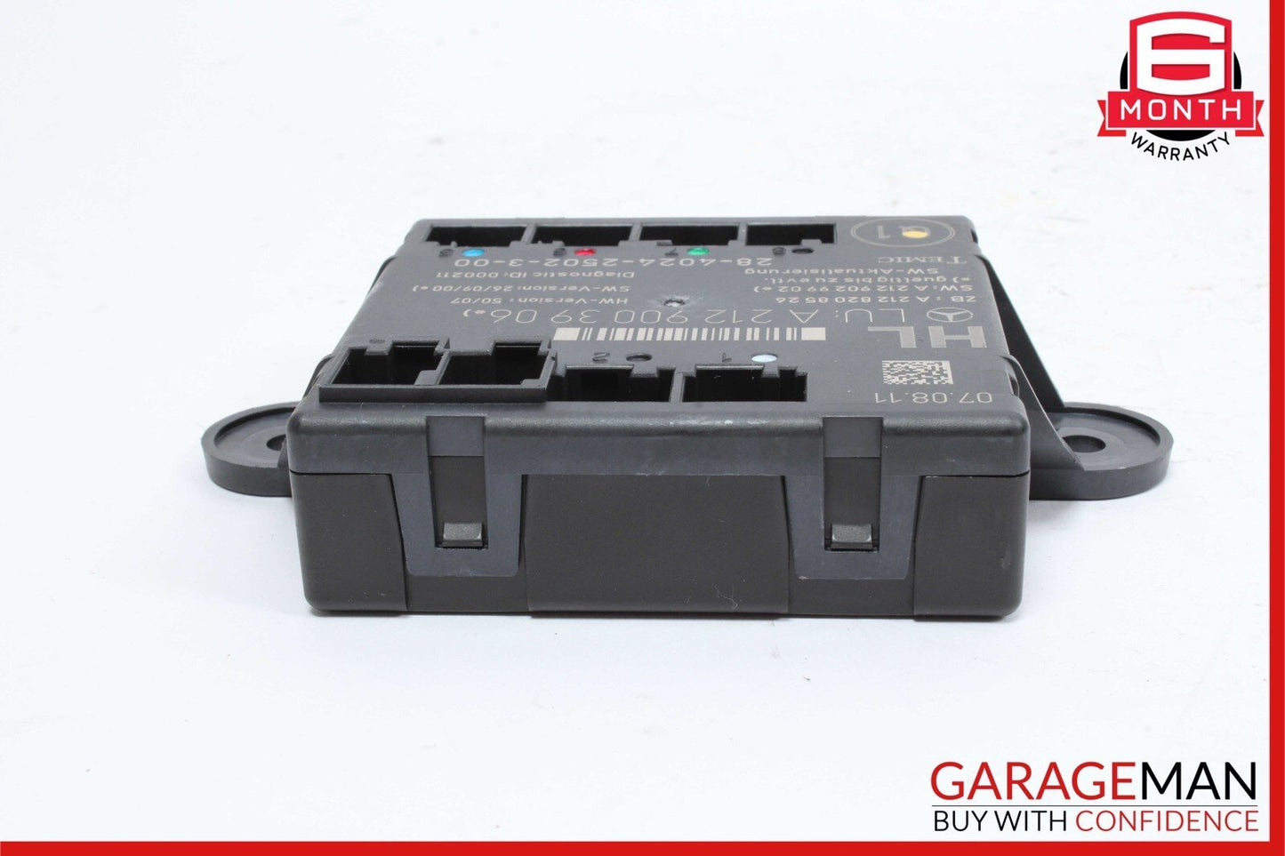 08-18 Mercedes W204 C250 C300 CLS550 Rear Left Side Door Control Module OEM
