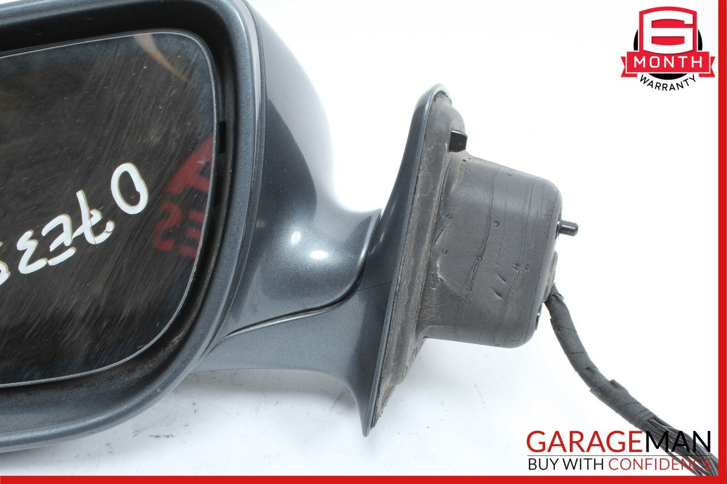 07-09 Mercedes W211 E350 E500 Front Left Side Mirror Door Rear View Flintgray
