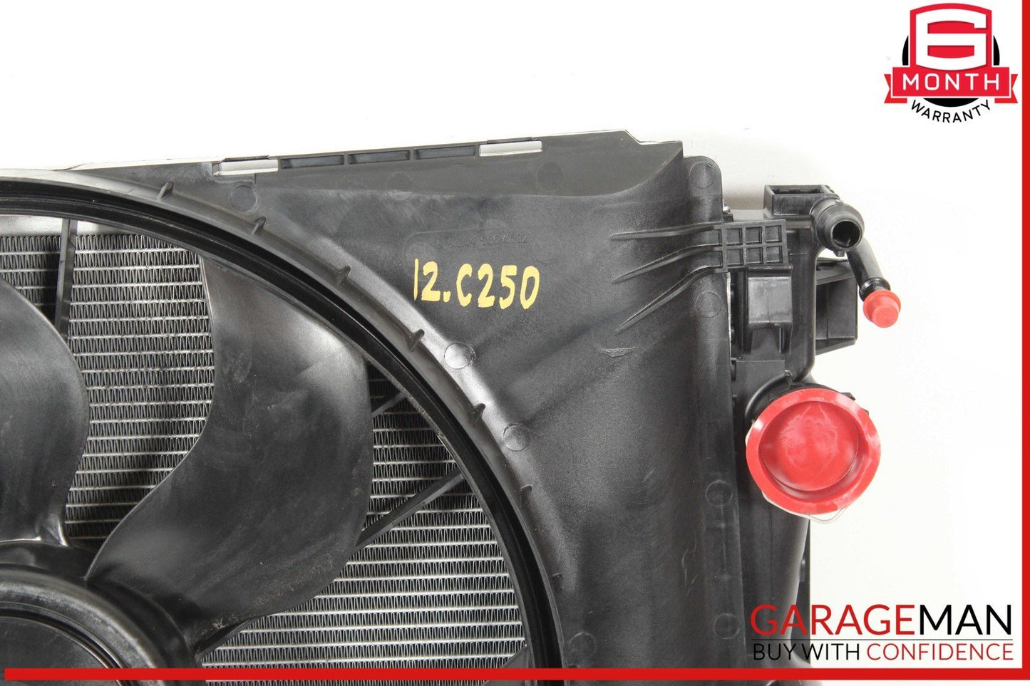 12-15 Mercedes W204 C250 Engine Motor Cooling Radiator A/C AC Condenser Assembly